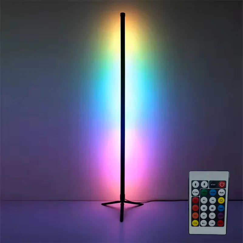 Corner Floor LED Lamp with music